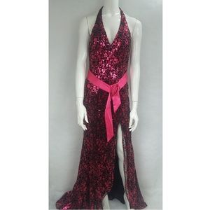 🎉 Host Pick 🎉  Black and Fuchsia Prom Dress